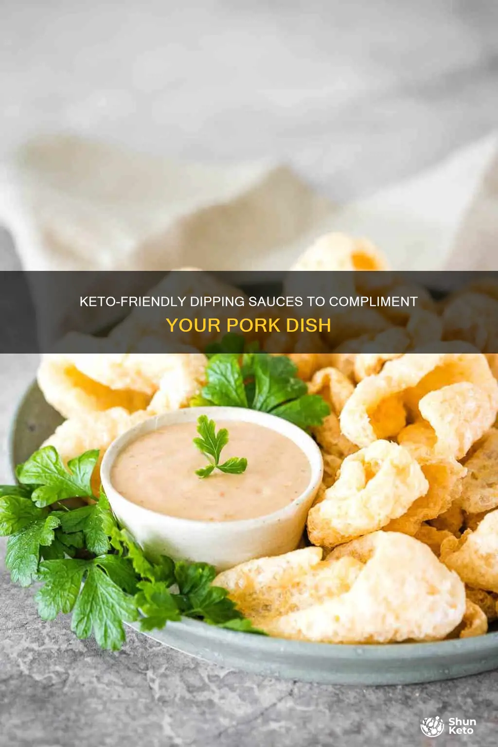 what dipping sauce goes well with pork keto