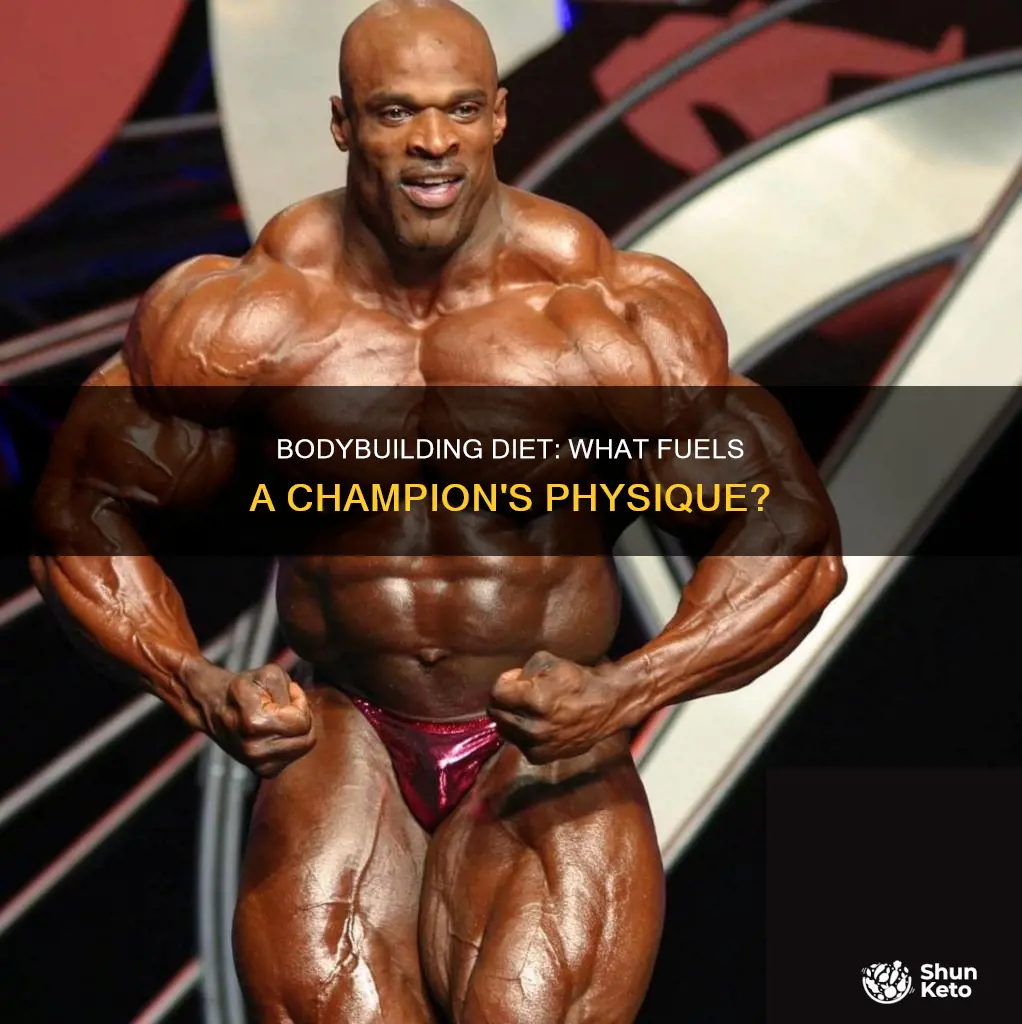 what do bodybuilding compares diet consist of
