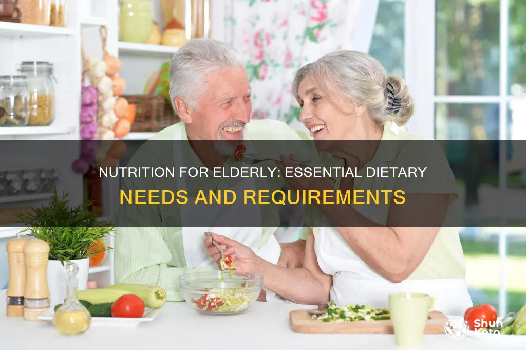 what do elderly need in their diet