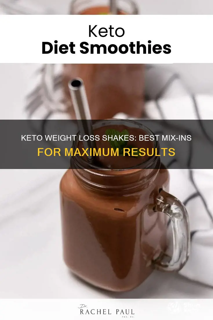 what do i mix keto weight loss shake with