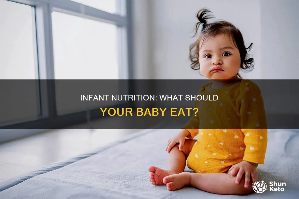 what do infants need in their diet
