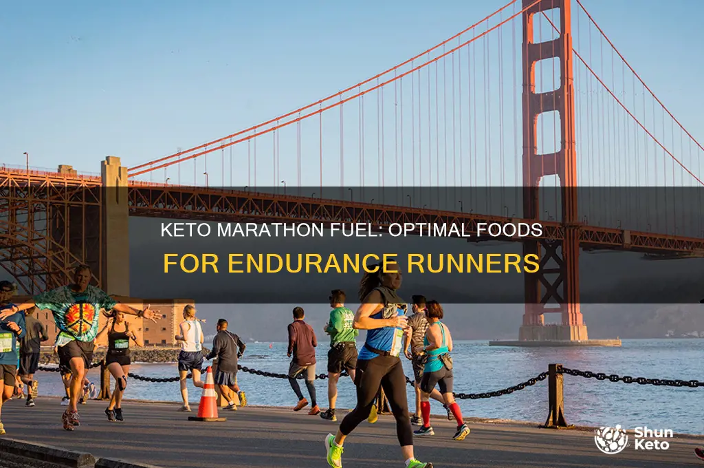 what do keto runnings eat during a marathon