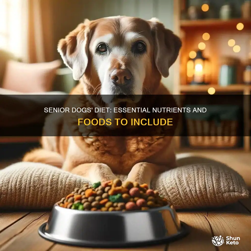 what do older dogs need in their diet