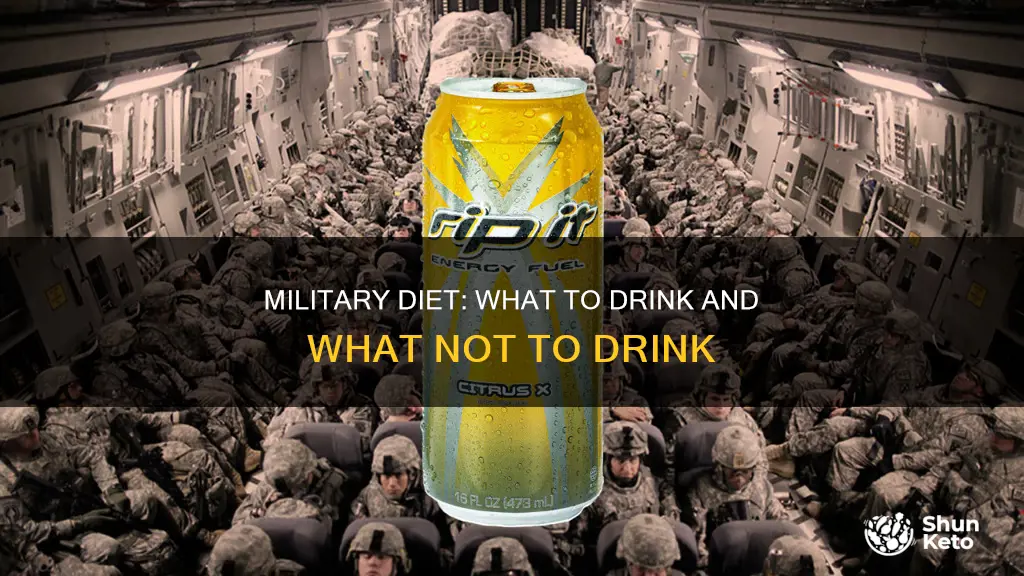 what do you drink on military diet