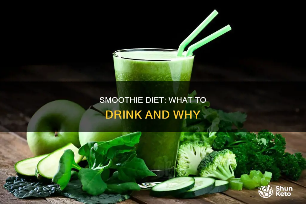 what do you drink on the smoothie diet