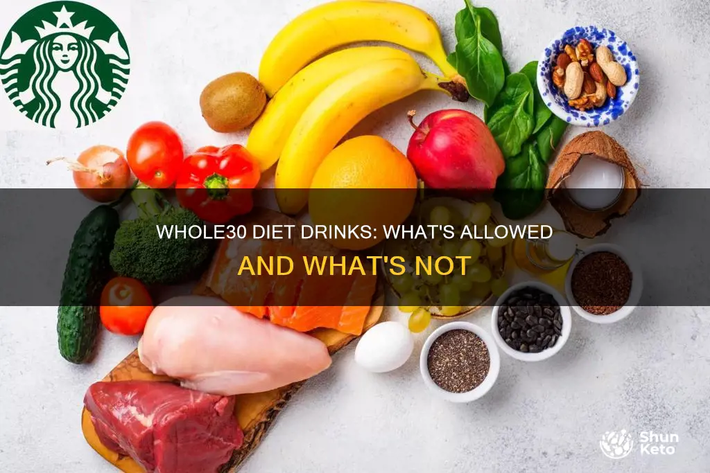 what do you drink on the whole30 diet