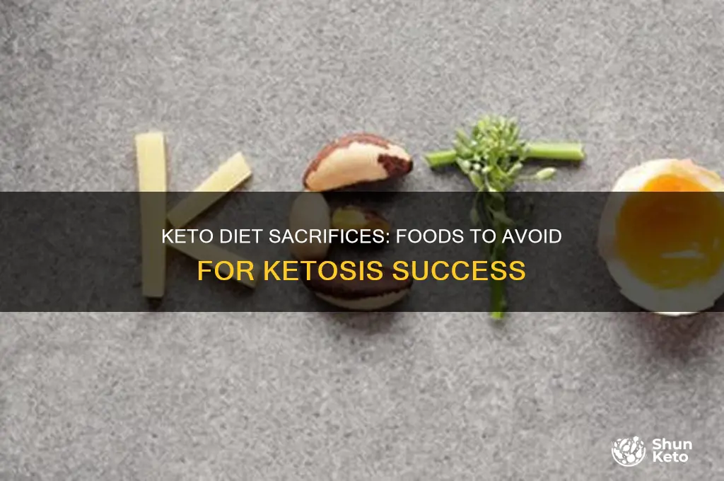 what do you give up on the keto diet