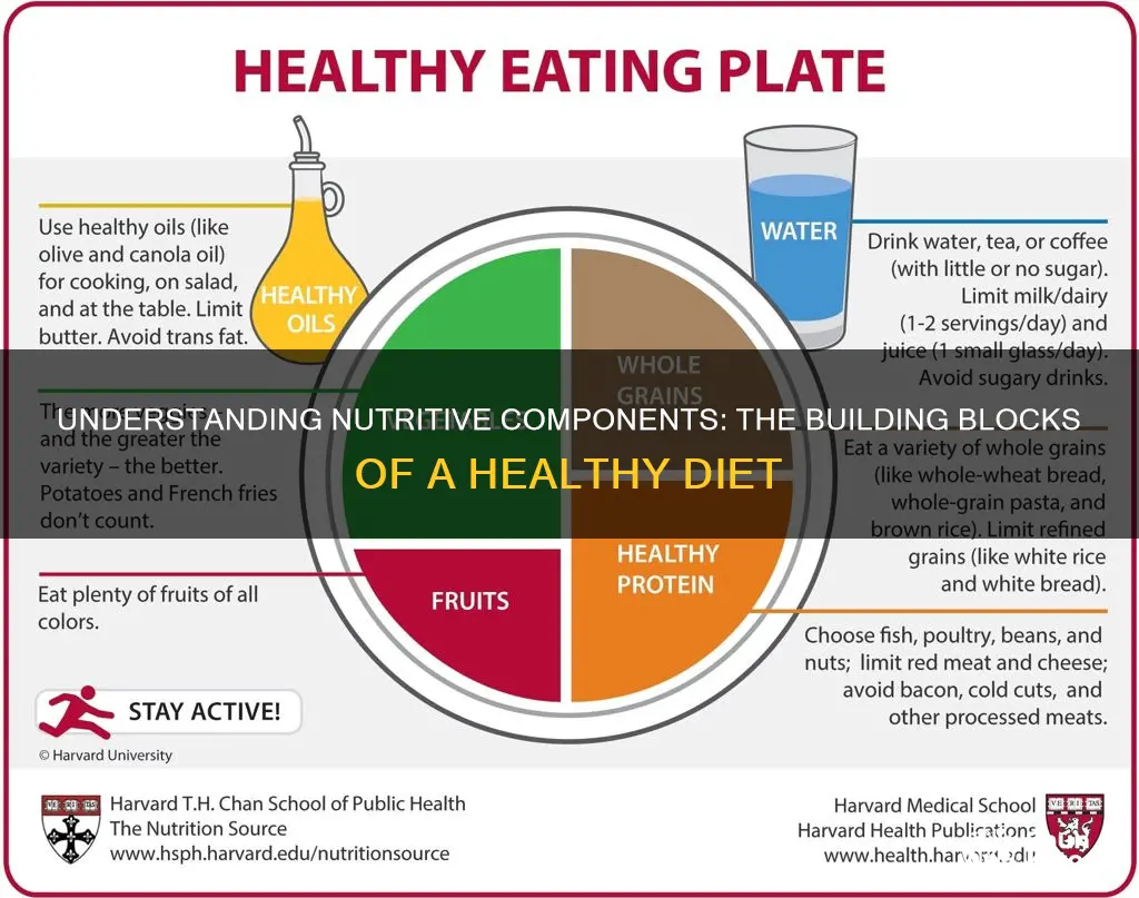 what do you mean by nutritive components of diet