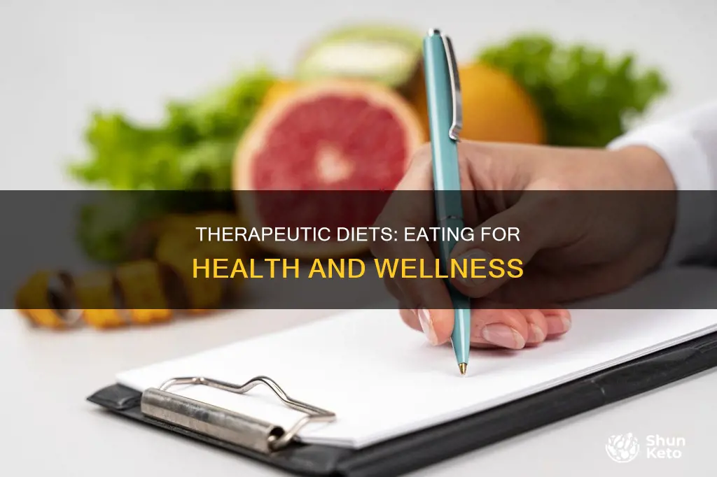 what do you mean by therapeutic diet