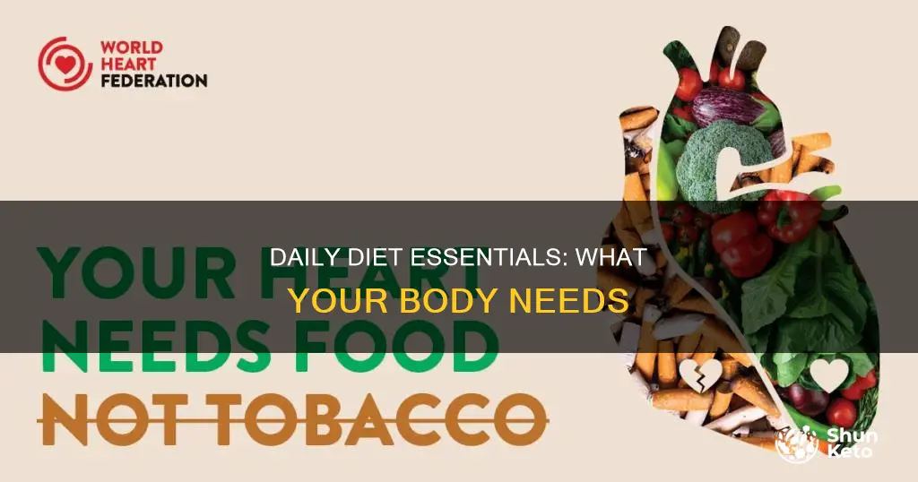 what do you need in your diet everyday