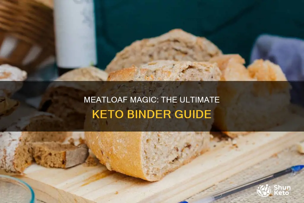 what do you use for binder in keto meatloaf