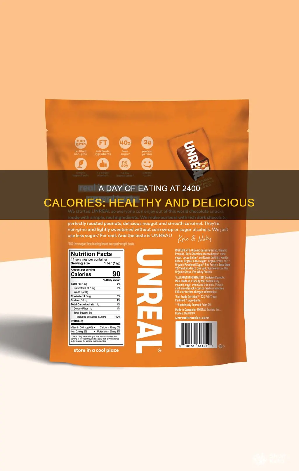 what doe a 2400 calorie diet look like