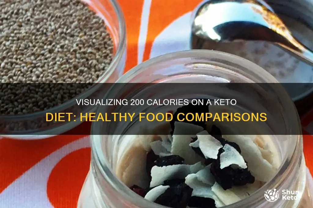 what does 200 calories look like on keto diet