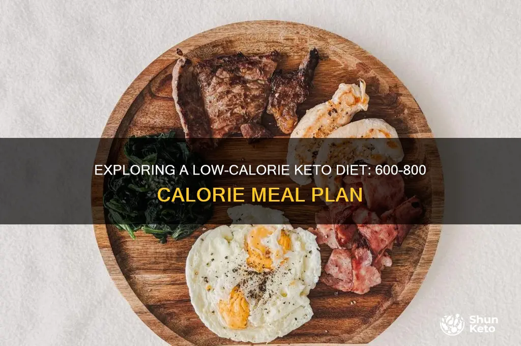 what does 600-800 calories keto diet look like