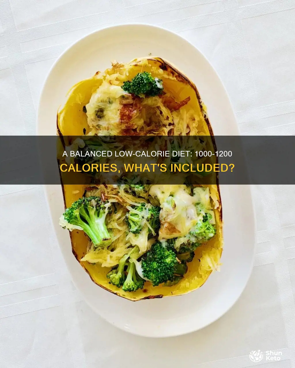 what does a 1000 to 1200 calaorie diet consist of