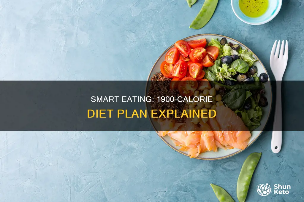 what does a 1900 calorie diet consist of