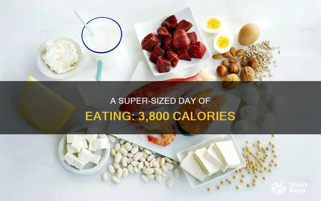 what does a 3800 calorie diet look like