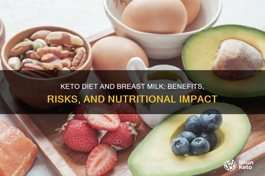 what does a keto diet do to breast milk