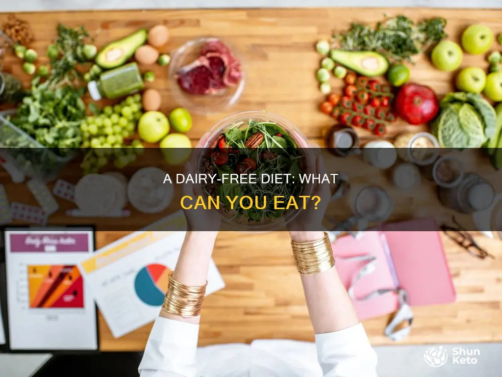 what does a no dairy diet consist of