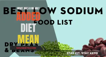 Understanding the No Salt Added Diet: A Healthy Choice?