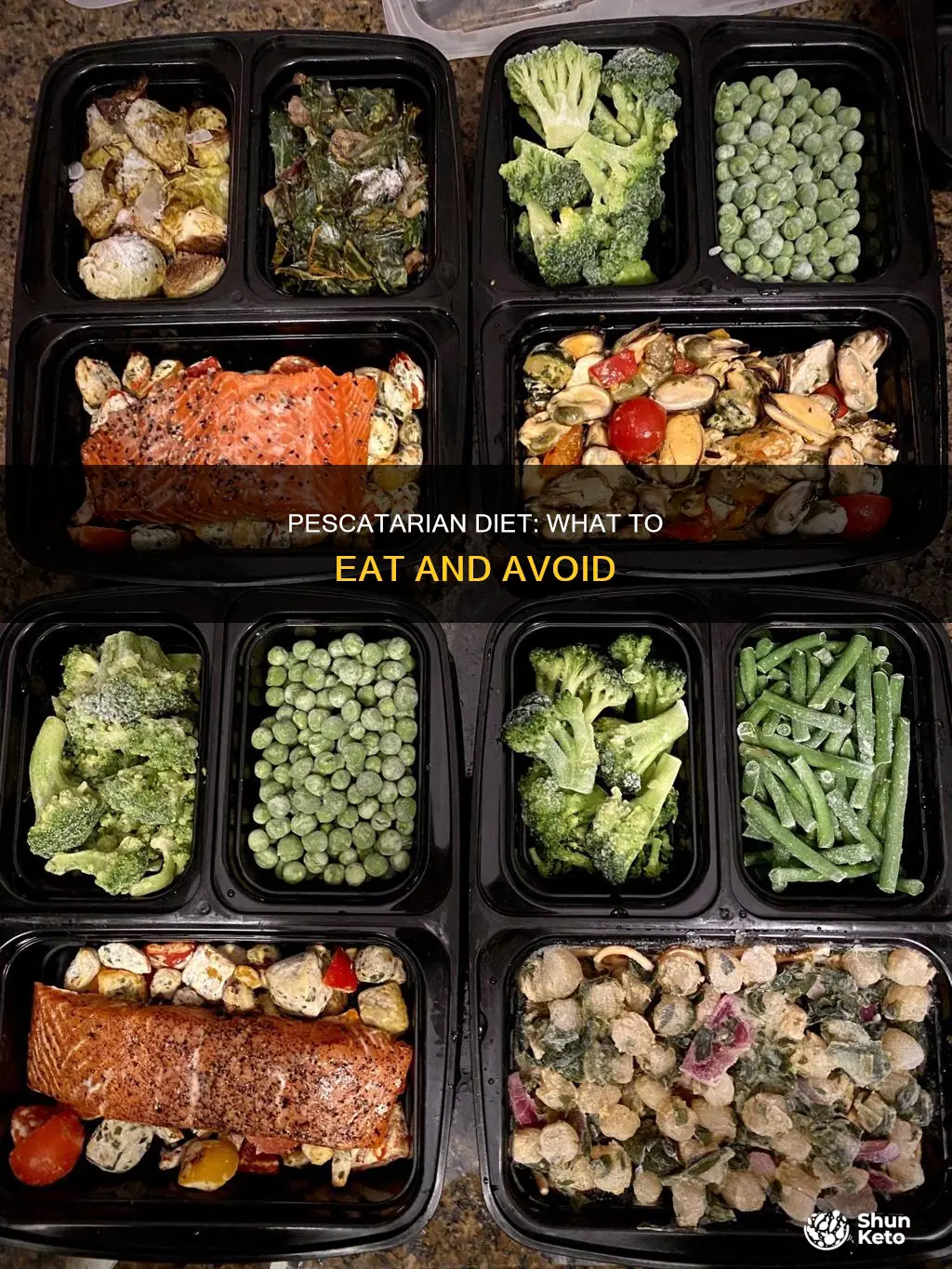 what does a pescataian diet consist of