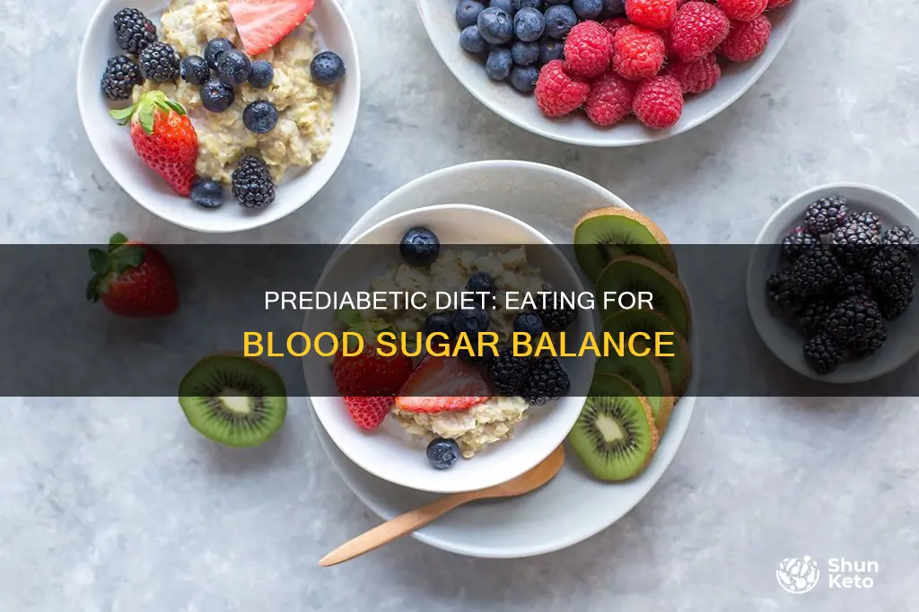 what does a prediabetic diet look like