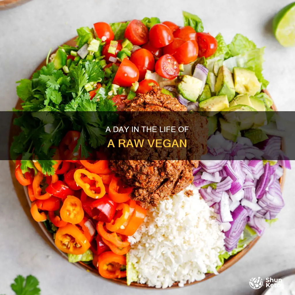 what does a raw vegan diet look like