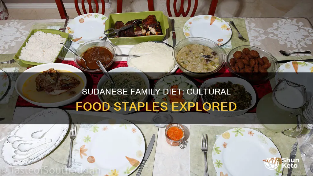 what does a typical family diet consist of in sudan