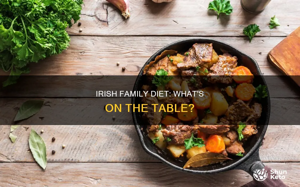 what does a typical family diet in ireland consists