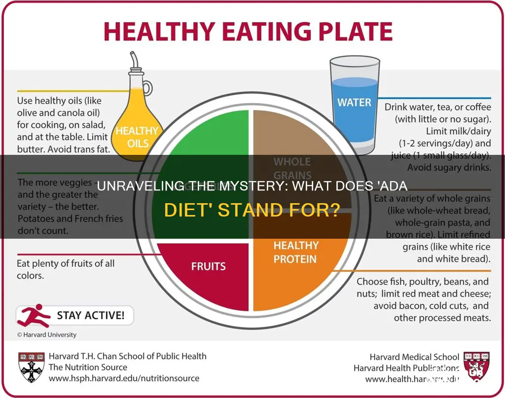 what does ada diet mean