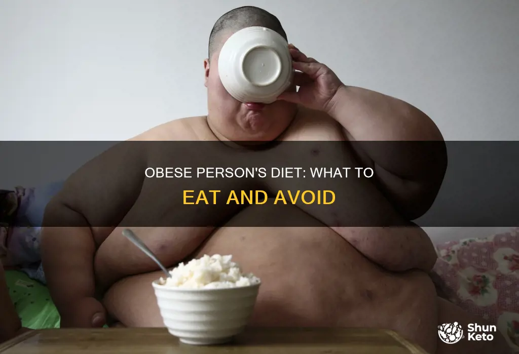 what does an obese person