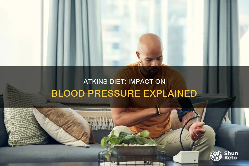what does atkins diet do to bllod pressure