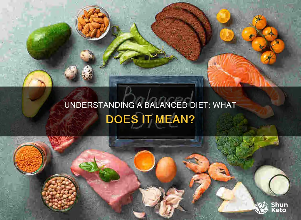 what does blanced diet mean
