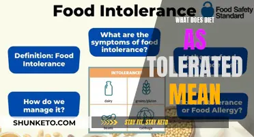 Understanding 'Diet as Tolerated': Navigating Food Sensitivities