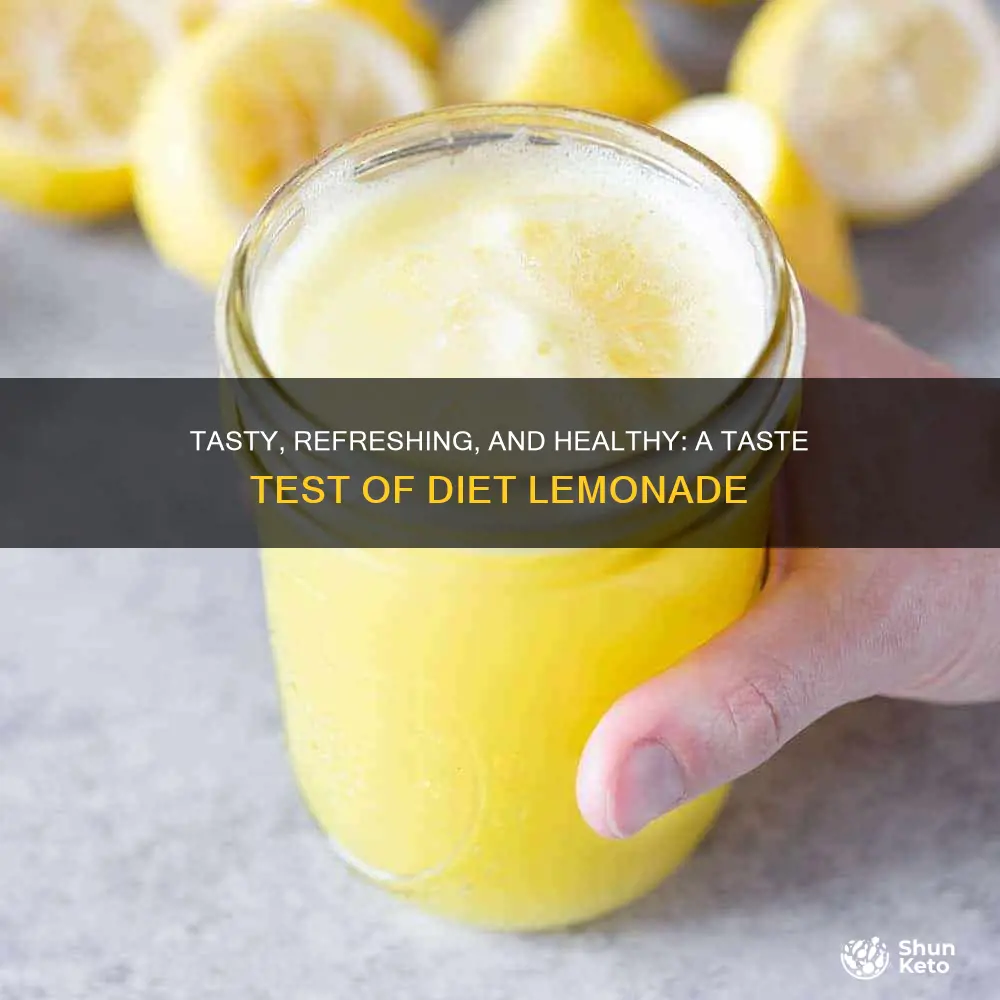 what does diet lemonade taste like