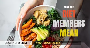 Understanding the True Meaning of Diet Member