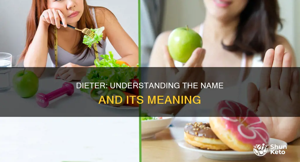 what does dieter mean