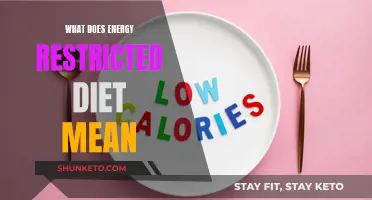 Energy-Restricted Diets: What's the Meaning and Impact?