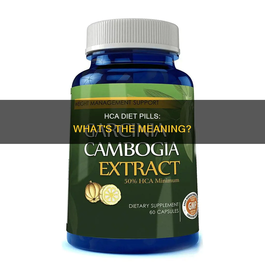 what does hca stand for in diet pills