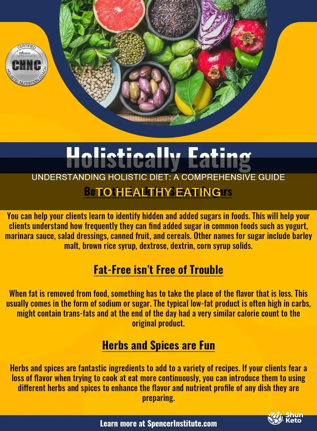 what does holistic diet mean