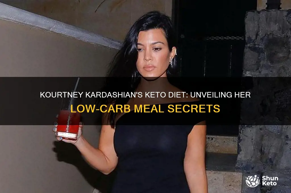 what does kourtney kardashian eat on keto
