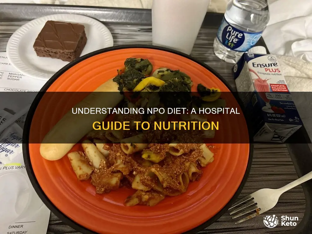 what does npo diet mean in hospital