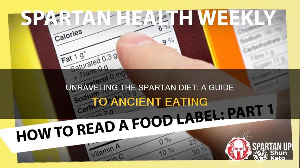 what does spartan diet mean