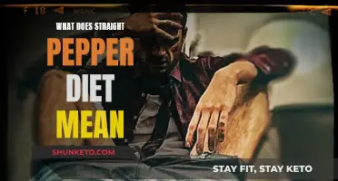 The Straight Pepper Diet: What Does It Mean?