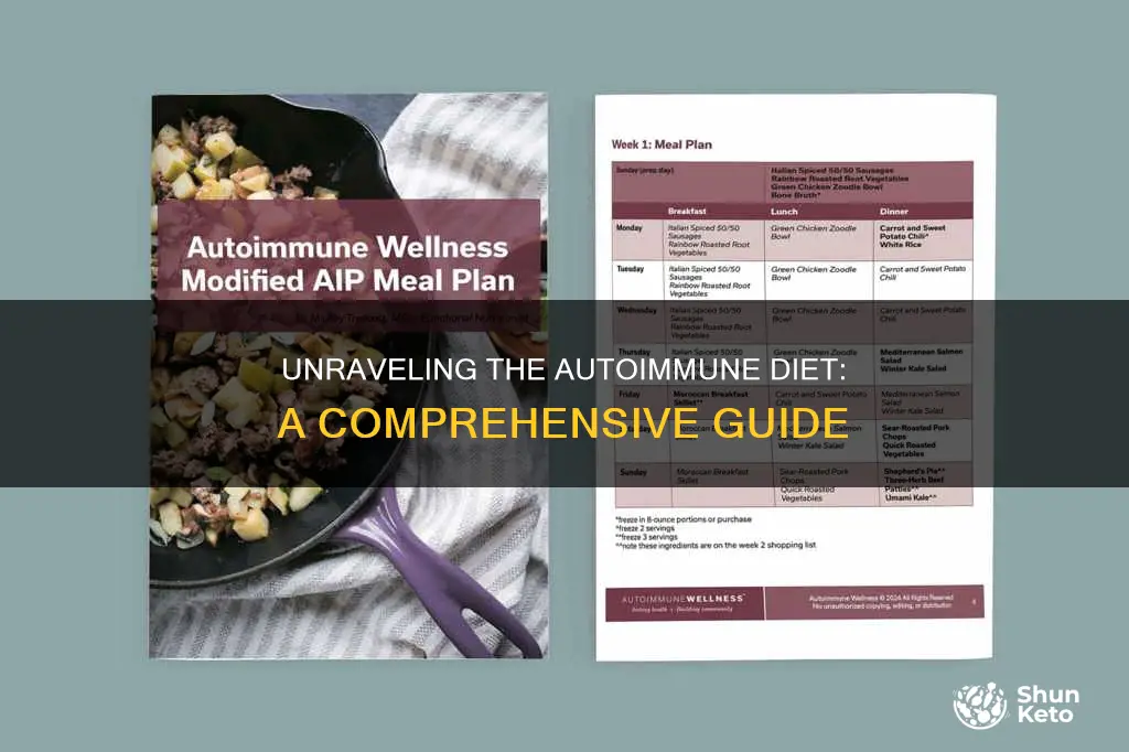 what does the autoimmune diet look like