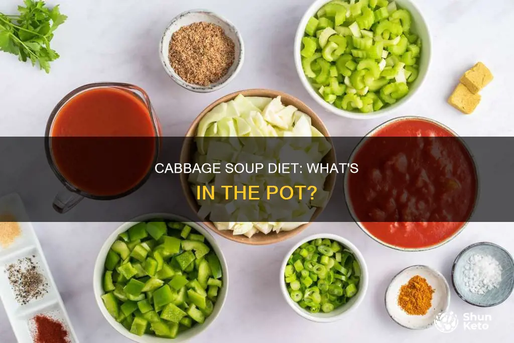 what does the cabbage soup diet consist of