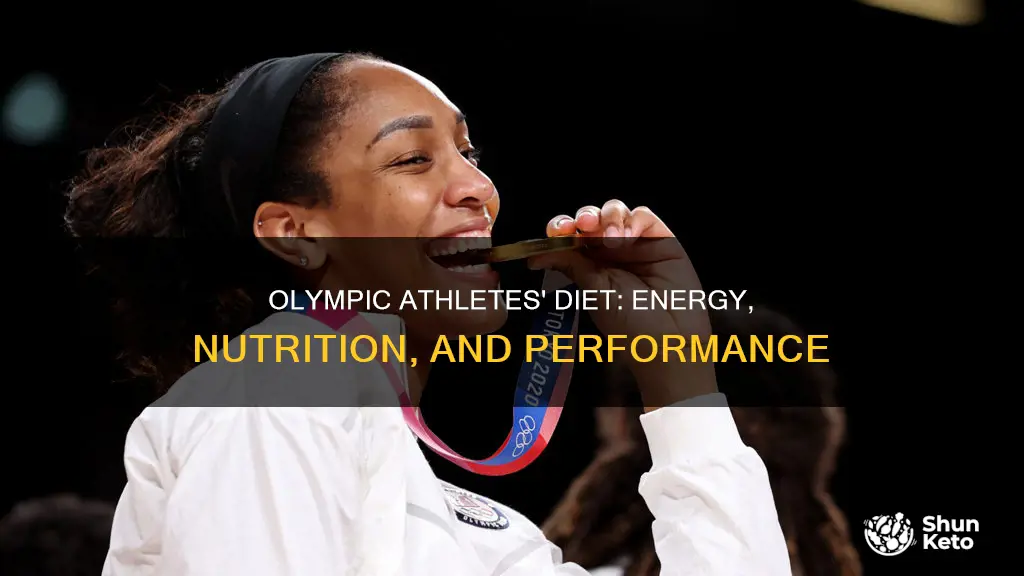 what does the diet of an olympic athlete look like