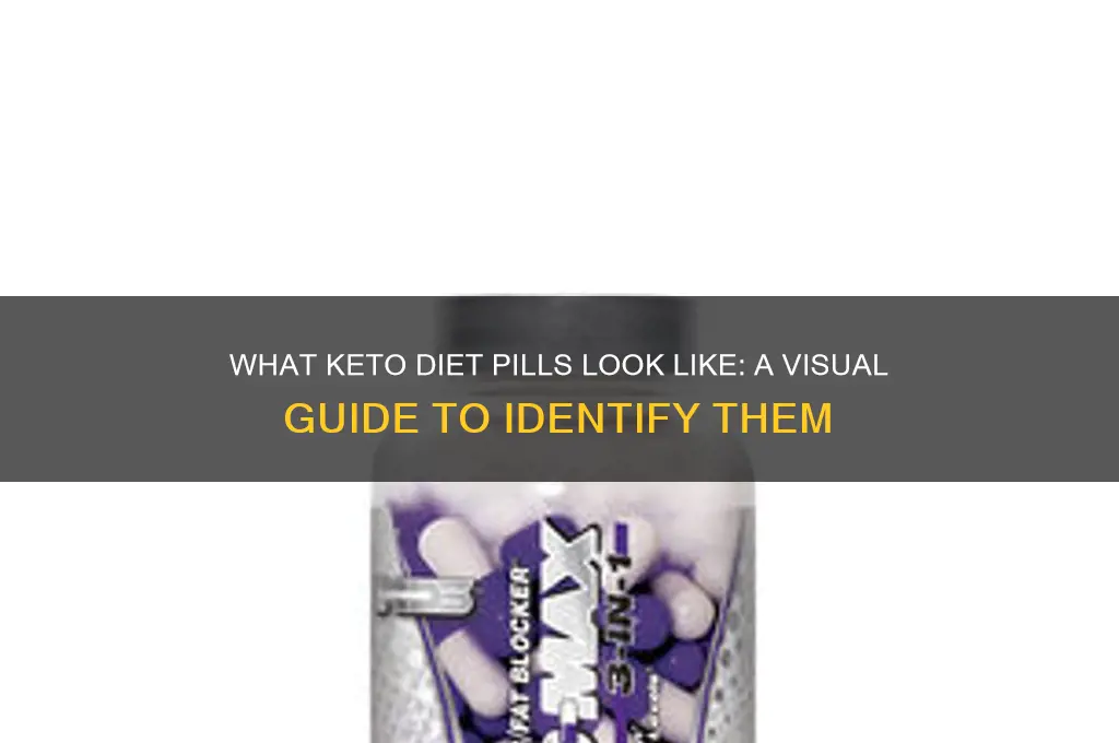 what does the keto diet pill look like