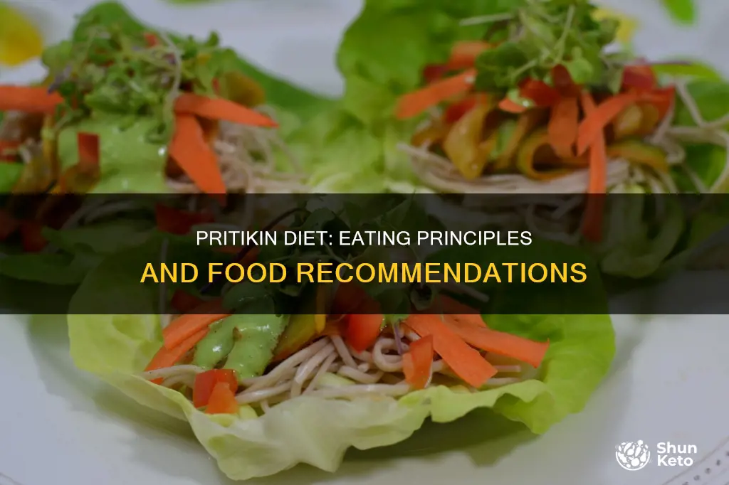 what does the pritikin diet consist of