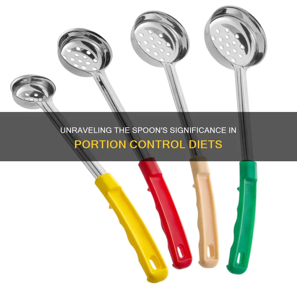 what does the spoon mean in portion control diet